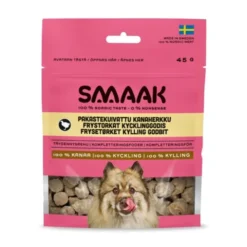 SMAAK Dog Frysetørkede godbiter Kylling 45 g