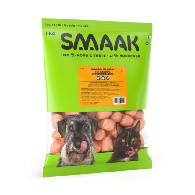 SMAAK Raw Complementary Kylling & Kalkun Fatty 1 kg