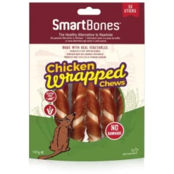 SmartBones Kylling Wrapped Mini Tyggepinner 9-pk