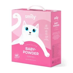 Smily White Bentonitt Kattesand Babypowder