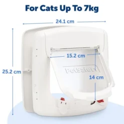 Staywell Katteluke Magnet Hvit 400