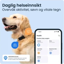 Tractive GPS & Health Tracker for Hund Sort