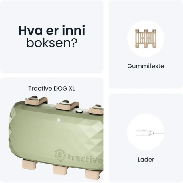 Tractive GPS til hund XL