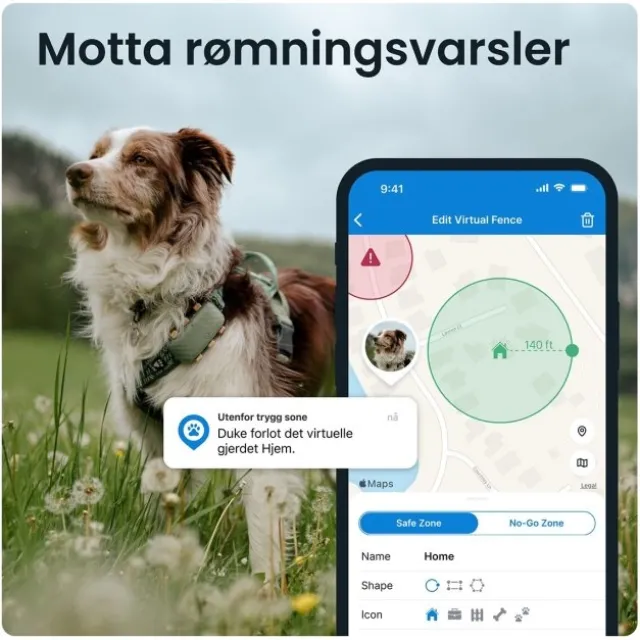 Tractive GPS til hund XL