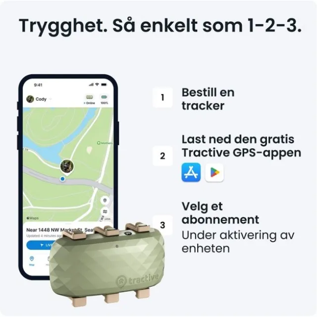 Tractive GPS til hund XL