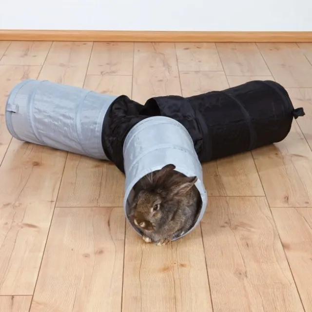 Trixie Leketunnel til kanin med tre innganger