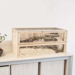 Trixie trebur med plexiglass til hamster, mus eller ørkenrotte
