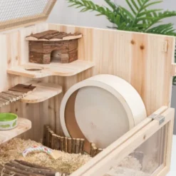 Trixie trebur med plexiglass til hamster, mus eller ørkenrotte