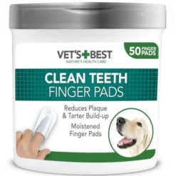 Vet' s Best Clean Teeth Finger Pads, 50 stk