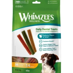 Whimzees Stix M, 14 stk