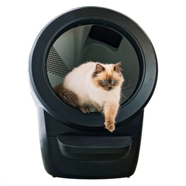 Whisker Litter-Robot 4 Selvrensende Kattetoalett Sort