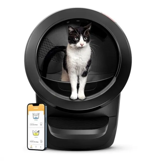 Whisker Litter-Robot 4 Selvrensende Kattetoalett Sort
